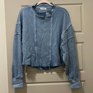 Free People Cropped Long Sleeve